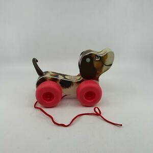 Fisher Price Little Snoopy Pull Toy Dog Vintage Retro Kids Fun #01650, China